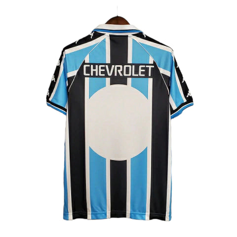 Camisa Grêmio Retrô 2000 Azul e Preta - Kappa