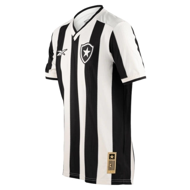 Camisa Botafogo I 24/25 - Torcedor Reebok Masculina - Preta e branca